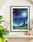 Paint by Numbers Kit for Adults Starry Night Adult Paint by Number Canvas,Acrylic Adults' Paint-by-Number Kits Starry Sky Cabin for Home Wall Decor